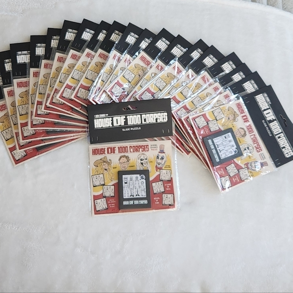 🧩House of 1000 Corpses Slide Puzzle Lot – 20 Pieces – NWT – Rob Zombie Collect